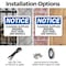 Signmission Cleaning Supplies Brooms Dust Pans And Shovels, 24 in W x Rectangle, Plastic OS-2PACK-NS-P-1824-L-10650 - alternate 5